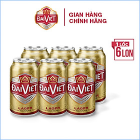 lon 330ml] Bia Lager Đại Việt, Bia vàng sản xuất theo công nghệ Bia Đức