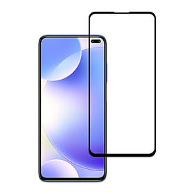 Miếng Dán Kính Cường Lực cho Xiaomi Redmi K30 - Full màn hình - Màu Đen - Hàng Chính Hãng