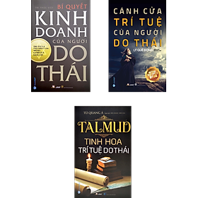 Combo 3 Cuốn Talmud Tinh Hoa Trí Tuệ Do Thái + Cánh Cửa Trí Tuệ Của Người Do Thái + Bí Quyết Kinh Doanh Của Người Do Thái - Vanlangbooks