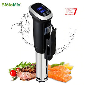 BioloMix Sous Vide máy nấu chậm nồi nấu chân không 1200W Bộ tuần hoàn ngâm mạnh mẽ điều khiển màn hình LED