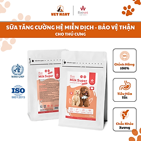 Sữa Tăng Cường Miễn Dịch five Milk Super For Pet Cho Thú Cưng 250g - Fivevet