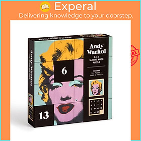Sách - Andy Warhol Marilyn 2-in-1 Sliding Wood Puzzle by Galison (UK edition, paperback)