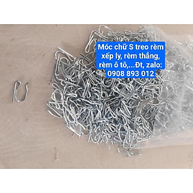 Móc Treo Rèm Cửa Hình Chữ S Bằng Sắt