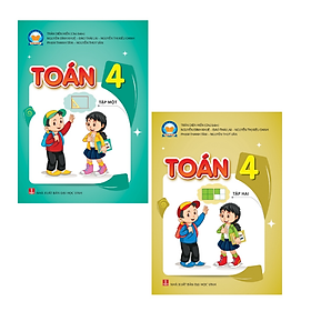 Sách Combo 2 cuốn – SGK Toán 4 Bình Minh – Tập 1 + Tập 2