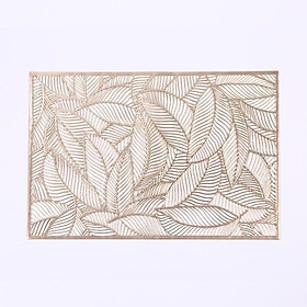 Mua Tấm lót /Khăn trải bàn ăn cao cấp Hoạ Tiết Lá  Table runner decor bàn ăn chất liệu chịu nhiệt chống thấm