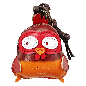 Móc Khóa Da Thú Nhồi Bông Gà PT030