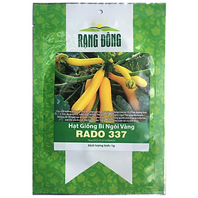 Hạt Giống Bí Ngòi Vàng Rado 337