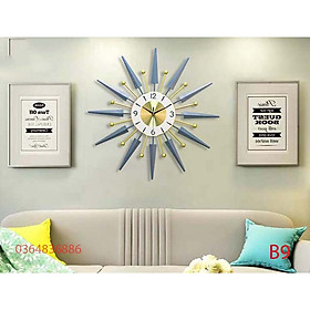 Đồng hồ treo tường trang trí B9 Đồng hồ chim công