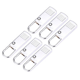 6Pcs Metal Detachable Zipper Tags Repair Pull Tabs for Clothing  L