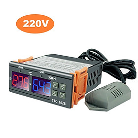 Bộ điều khiển độ ẩm, nhiệt độ thông minh bằng kỹ thuật số - 220V-Size