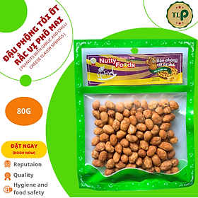 ĐẬU PHỘNG TỎI ỚT RẮC VỊ PHÔ MAI TÂN LỘC PHÁT - BỊCH 80G