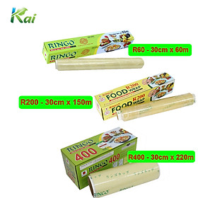 Mua MÀNG BỌC THỰC PHẨM NHÃN HIỆU RINGO loại R60/R200/R400  ĐA DẠNG KÍCH THƯỚC  HÀNG CHÍNH HÃNG