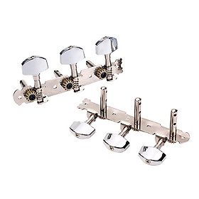 Sunnimix Chrome 3L3R Đàn Guitar Chỉnh Chốt Phím Chỉnh Âm Cho Guitar Cổ Điển Phụ Kiện Thay Thế