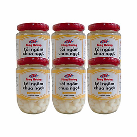 Tỏi Ngâm Chua Ngọt Sông Hương 200g combo 6 hũ