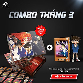 Combo Boardgame Conan - Hồi Kết và truyện Thám tử lừng danh Conan tập 98