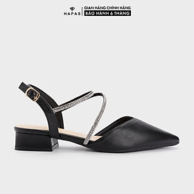 Dép Sandal Nữ Dây Chéo Đính Đá 3Phân HAPAS - SD338