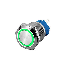 Mua Công tắc Kim loại 12mm có LED  Nút nhấn Tự Khóa (3-6V  12-24V  110-220V)
