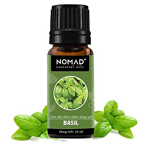 Tinh Dầu Thiên Nhiên Húng Quế Nomad Essential Oils Basil - 10