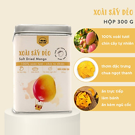 Xoài Sấy Dẻo Dalat Farm - Hộp thiếc 300 g