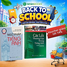 Combo 2 Cuốn Ngữ Pháp Tiếng Anh Và Các Lỗi Thường Gặp
