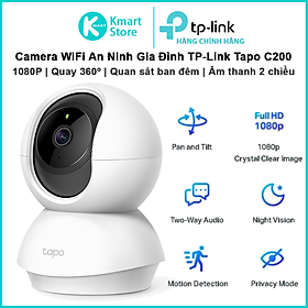 Mua Camera TP-Link Tapo C200 | FHD 1080P (2MP) | Xoay 360 Độ | Đàm thoại 2 chiều | Bảo hành 2 năm | Hàng Chính Hãng
