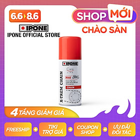 Chai xịt dưỡng sên/ xích Ipone X-trem Chain Road (100ml) - Hàng Chính Hãng