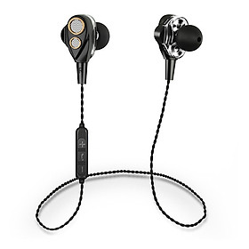 Tai Nghe Bluetooth SMN-15 Lõi Kép Wireless Earbuds iOS/Android V4.1 Super Bass - Có khe cắm thẻ nhớ