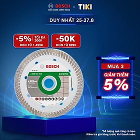 Đĩa cắt kim cương Bosch Turbo 105x16mm ceramic