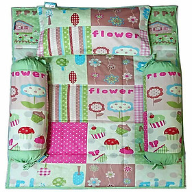 Hình ảnh Bộ 4 món ga gối Sleep Baby Happy Flower - F171