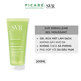 Sữa Rửa Mặt Tẩy Tế Bào Chết SVR Sebiaclear Gel Moussant Tuýp 200ml - SGM