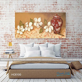 Mua Tranh Canvas hoa treo tường trang trí phòng ngủ