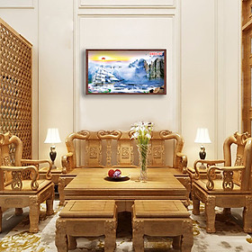 Mua D803 01 Tranh kính Thuận Buồm Xuôi Gió