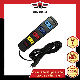 Ổ cắm kéo dài phổ thông LiOA 4 ổ cắm