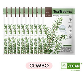 Combo 10 mặt nạ ARIUL 7 DAYS Tràm Trà + Madecassoside - Giúp giảm mẩn đỏ và cải thiện da bị mụn Ariul