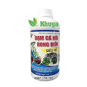 Phân Bón Vi Lượng Đạm Cá Hồi Rong Biển Siêu Rễ chai 1 lít