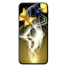Ốp lưng cho Samsung Galaxy J6 Plus bướm vàng 1 - Hàng chính hãng
