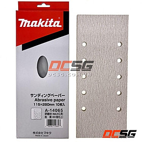 Giấy chà nhám cho gỗ 115x280mm WA60 Makita A-14065 (10 tờ/ bộ) | DCSG