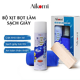 Chai xịt tạo bọt vệ sinh giày Aikomi cao cấp - 300ml
