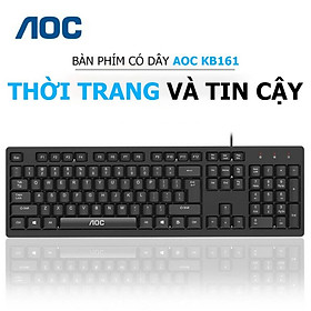 Bàn Phím Máy Tính Văn Phòng Có Dây Kb161 Cao Cấp