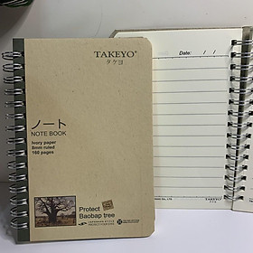 Sổ lò xo Takeyo khổ A5 160tr TMG-8532 (KT: 148x210mm)