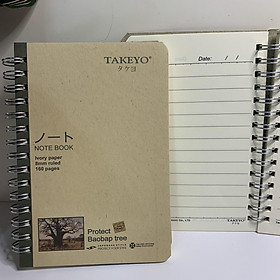 Sổ lò xo takeyo khổ a5 160tr tmg-8532