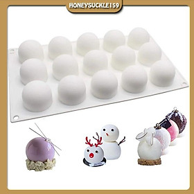 Mua Khuôn Silicon 15 Khoang 3D Hình Tròn Làm Socola Nướng Bánh Trang Trí Muffin Moule  Khuôn Làm Bánh Mousse