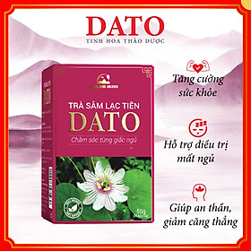 Trà Sâm Lạc Tiên DATO, trà lạc tiên, trà túi lọc thảo   giúp ngủ ngon mỗi ngày