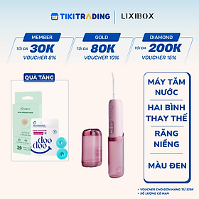 Máy Tăm Nước 2 Bình Thay Thế Halio UltraClean Express Hydro Floss Phiên Bản Nâng Cấp Dành Cho Răng Niềng