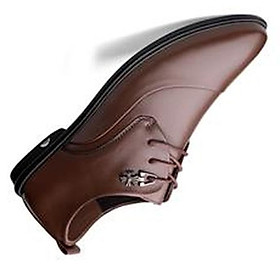 Phong cách mới nhất giày da ins khử mùi đôi giày cỡ lớn giày thường giảm giá mới nhất - đen