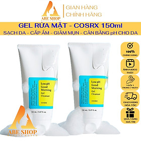 Gel Rửa Mặt COSRX Good Morning 150ml Chiết Xuất Trà Xanh - Độ pH Thấp - Sạch Da - Bảo Vệ Da Tối Ưu