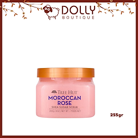 Tẩy Da Chết Toàn Thân Tree Hut Shea Sugar Moroccan Rose 255gr
