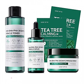 Bộ giảm mụn hoàn hảo Some By Mi AHA-BHA-PHA 30 Days Miracle