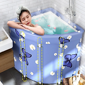 Mua Cao cấp - Bồn Tắm Gia Đình Đặt Góc Spa Bathtub Có Thể Gập