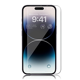 Miếng dán kính cường lực cho iPhone 14 Pro (6.1 inch) Nillkin Amazing H+ Pro (mỏng 0.2 mm, vát cạnh 2.5D, chống trầy, chống va đập) - hàng nhập khẩu